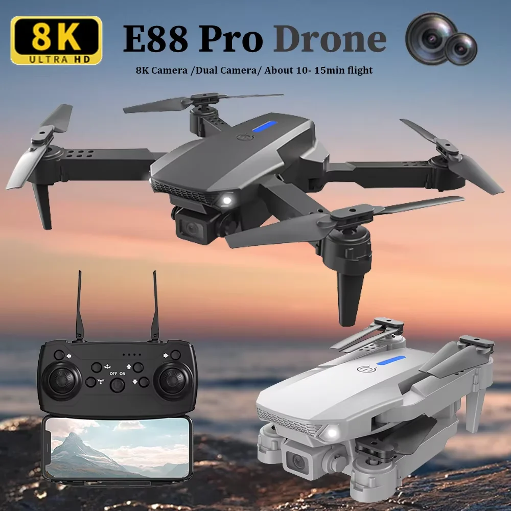 Drone Vera Rc - 2026 E88 HD 4K RC Drone