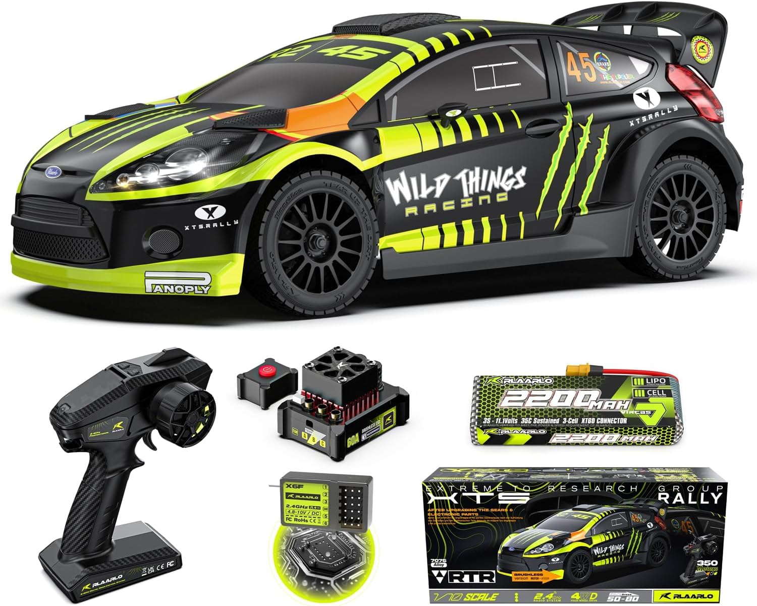 Drone Vera Rc - CROBOLL RLAARLO 1/10 Brushless Carbon Fiber