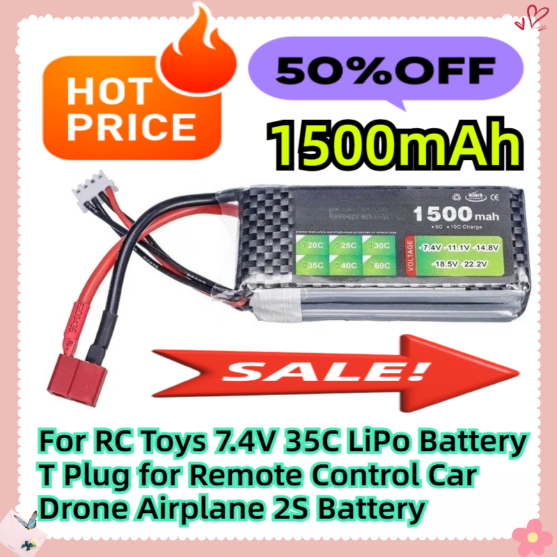 Drone Ls Rc - For RC Toys 7.4V 1500mAh 35C