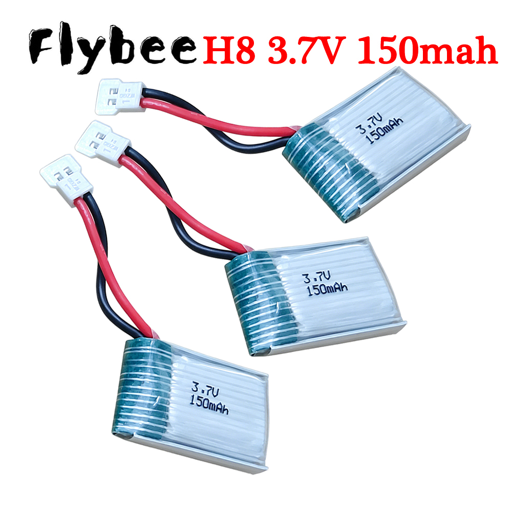 Drone Lipo Battery - XH2.54 Plug, 3.7V 150mAh 651723 Lipo