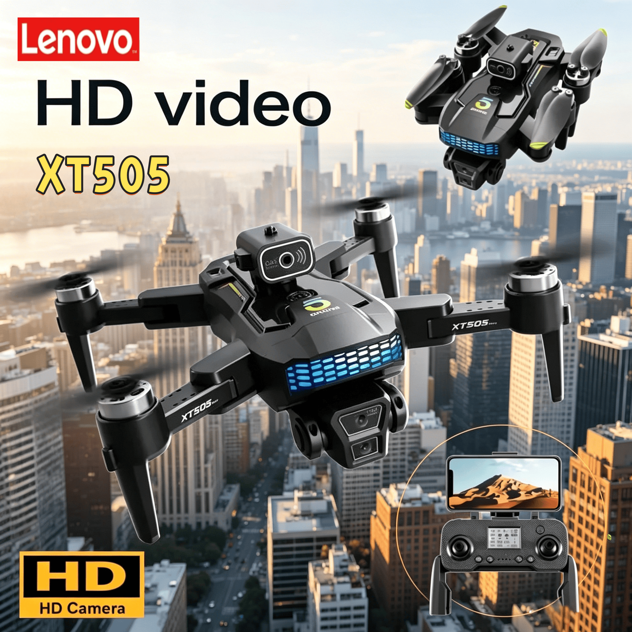 Xt505 Rc Drone - Lenovo XT505 Drone Brushless Motor5G Dual