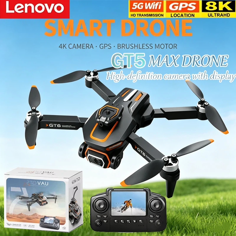 Drone Vera Rc - Lenovo GT5 8K Dual Lens Drone,