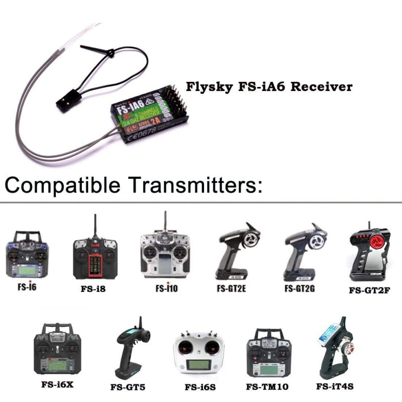 Flysky FS-IA6 Receiver 6CH Dua - Fpv Antenna Receiver のレビューと価格