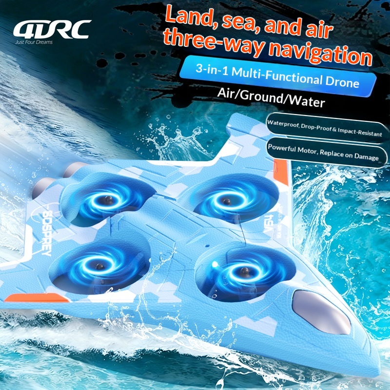 Sosprey 3 In 1 Sea Land Air Rc - Rc Drone And Flying Car のレビューと価格