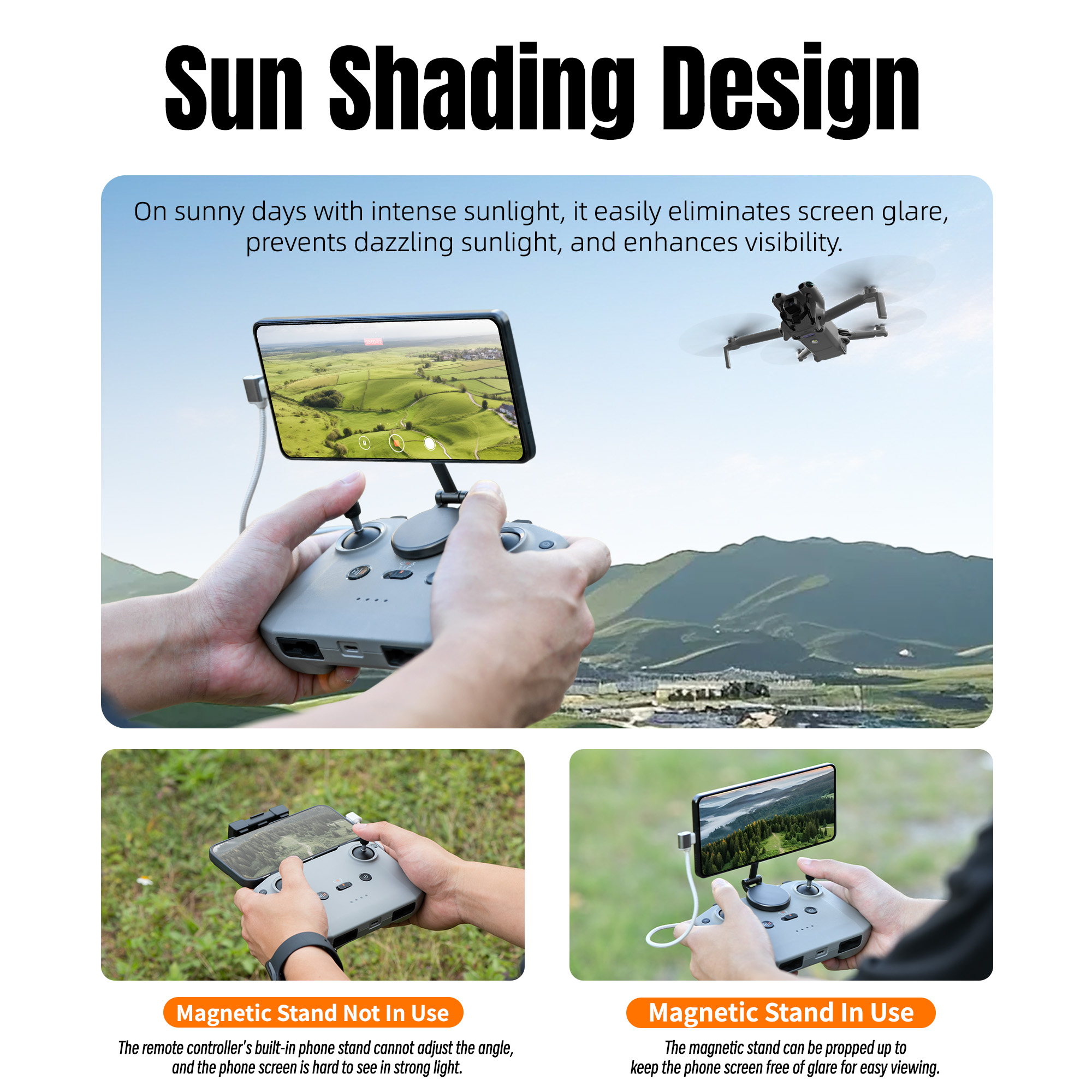 Adjustable Magnetic Phone Stan - Drone Rc N1 のレビューと価格