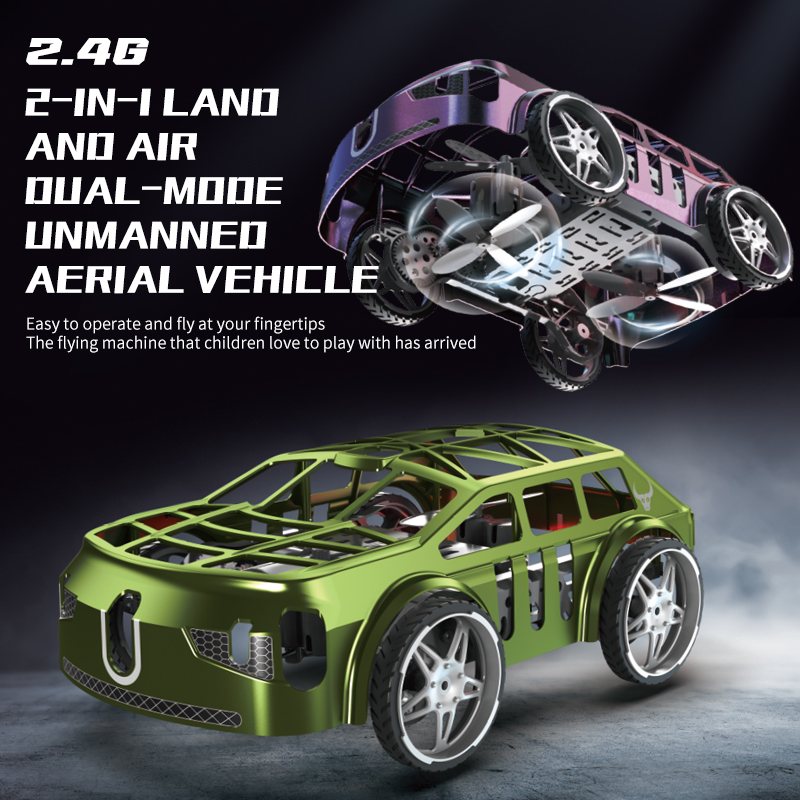 RC Drone 2 In 1 Air-Ground Fly - Rc Drone And Flying Car のレビューと価格