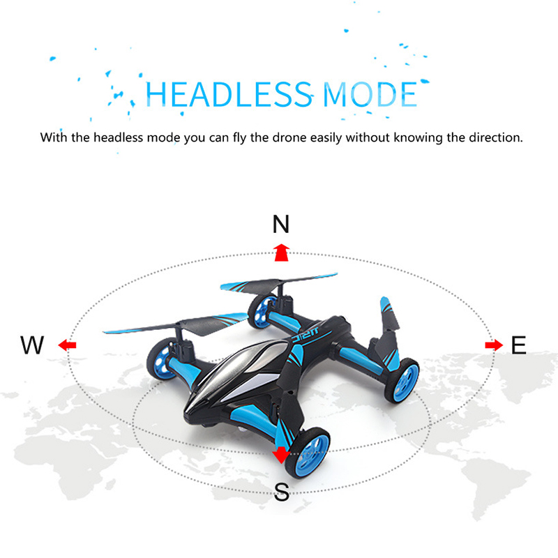 2.4G RC Drone Air-Ground Flyin - Rc Drone And Flying Car のレビューと価格