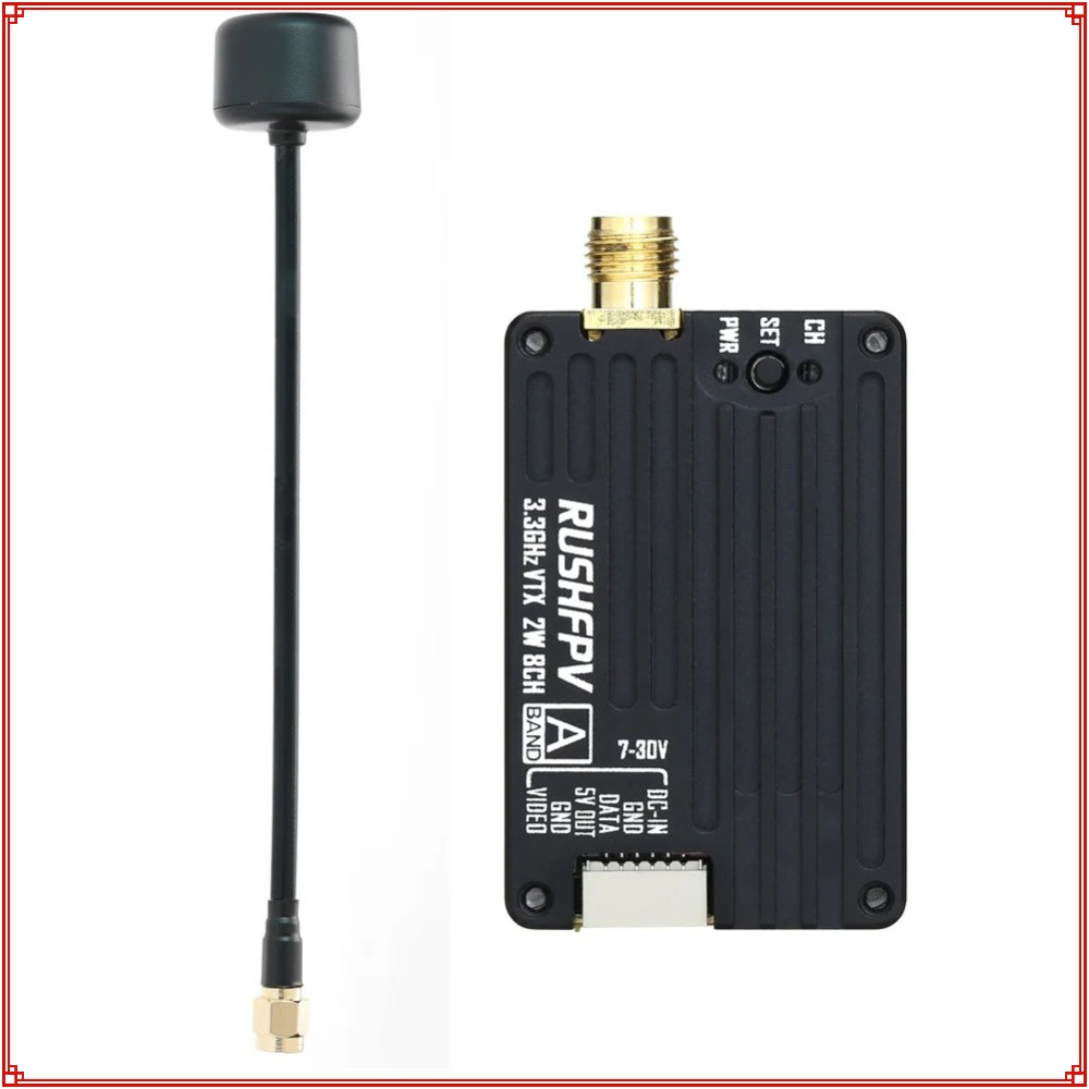 2026 New RUSHFPV 3.3G 2W VTX T - Fpv Antenna Receiver のレビューと価格