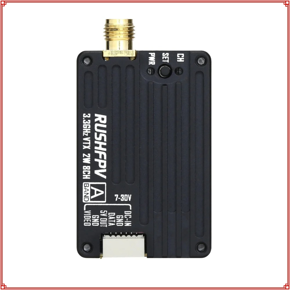 2026 New RUSHFPV 3.3G 2W VTX T - Fpv Antenna Receiver のレビューと価格