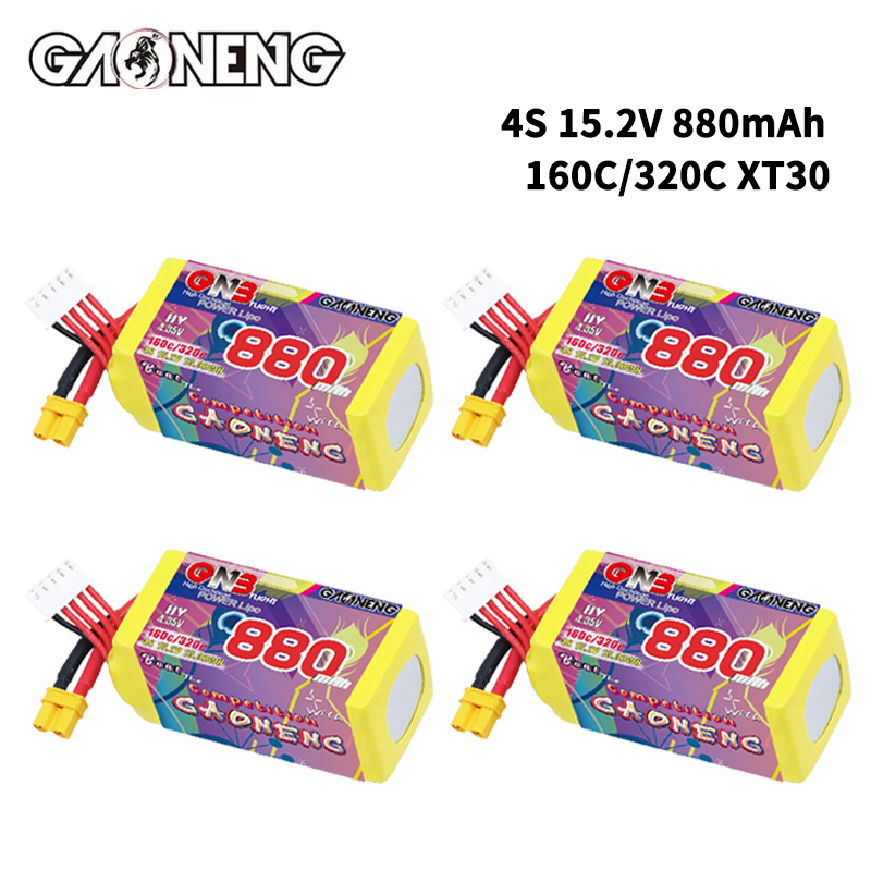 GNB 4S 880mAh 15.2V 160C/320C  - Drone Lipo Battery のレビューと価格