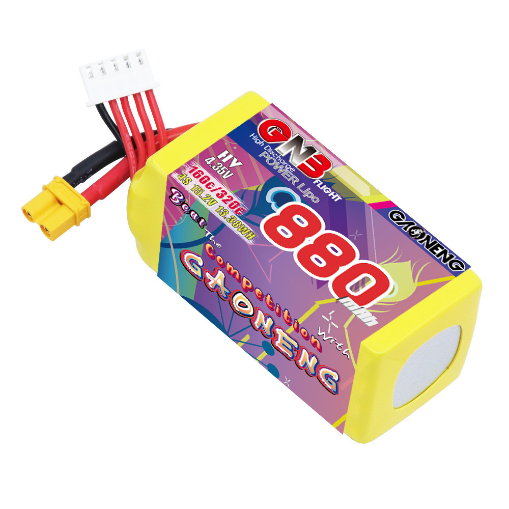 GNB 4S 880mAh 15.2V 160C/320C  - Drone Lipo Battery のレビューと価格
