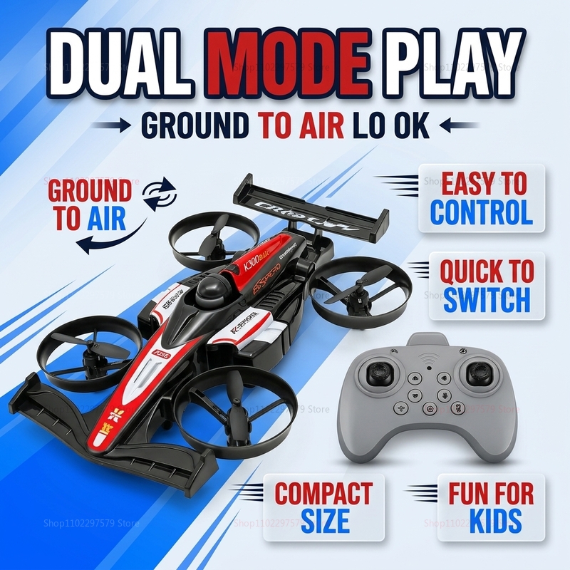 Mini Rc Flying Car 2.4G Remote - Rc Drone And Flying Car のレビューと価格