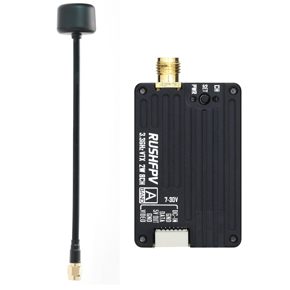 RUSHFPV 3.3G 2W VTX Transmitte - Fpv Antenna Receiver のレビューと価格