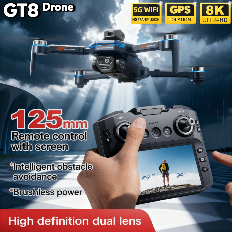 For Genuine GT8 Drone 4K Profe - Drone Ls Rc のレビューと価格