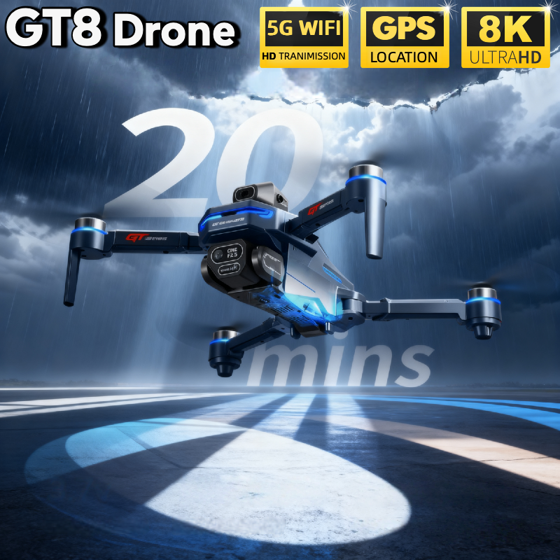 For Genuine GT8 Drone 4K Profe - Drone Ls Rc のレビューと価格