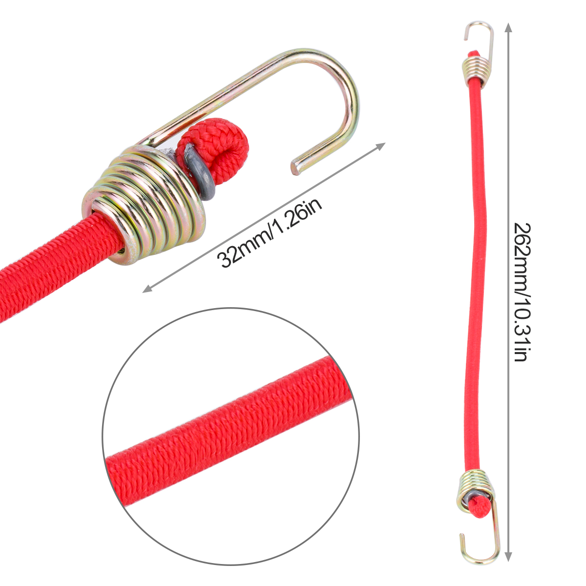 5/10pcs Elastic Bungee Cord Ro - Drone Rc Belt のレビューと価格