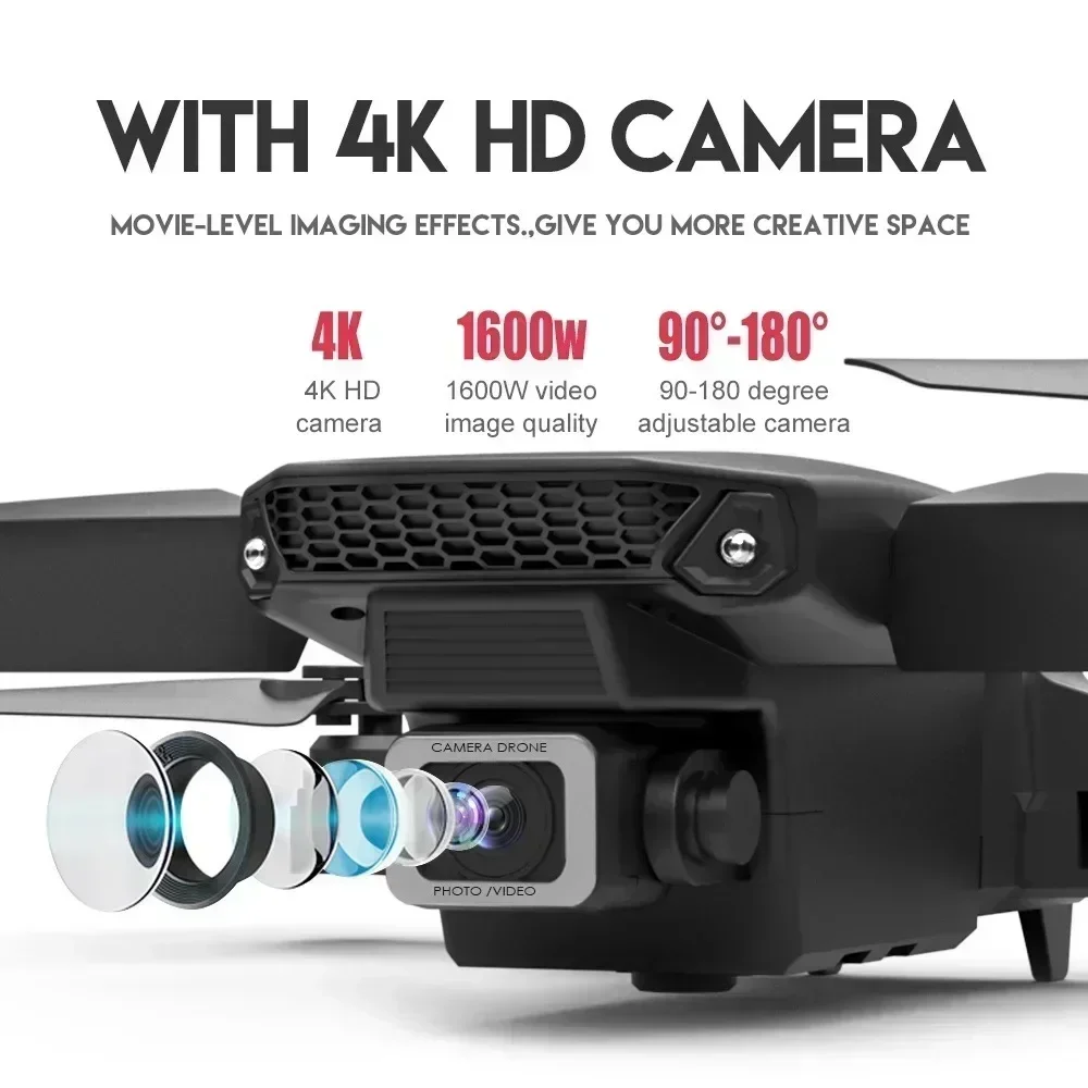 New E88 Pro Wifi Fpv Drone Wit - Drone Rc Not Connected のレビューと価格