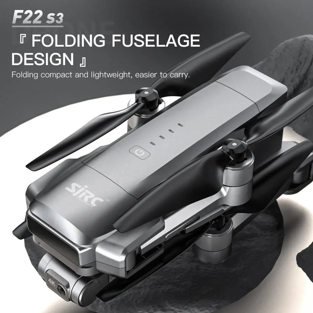 SJRC F22 S3 pro Foldable RC Qu - Drone Vera Rc のレビューと価格