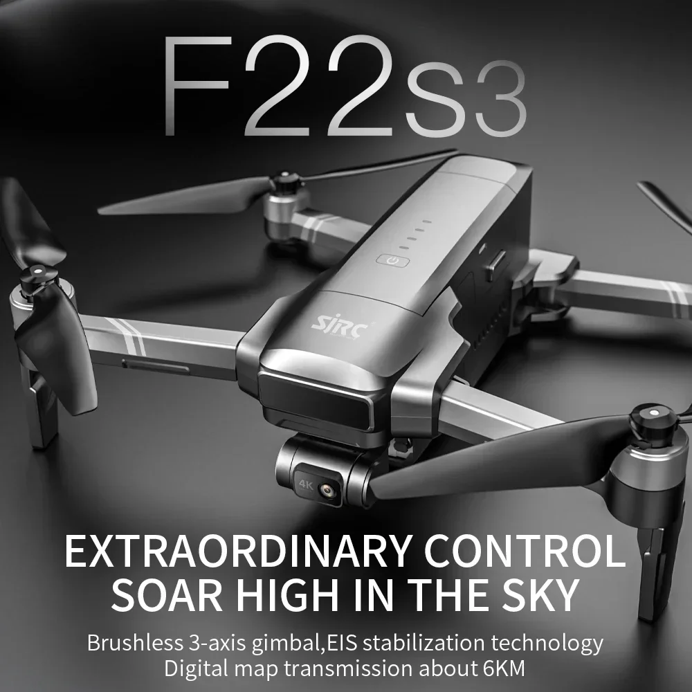 SJRC F22 S3 pro Foldable RC Qu - Drone Vera Rc のレビューと価格