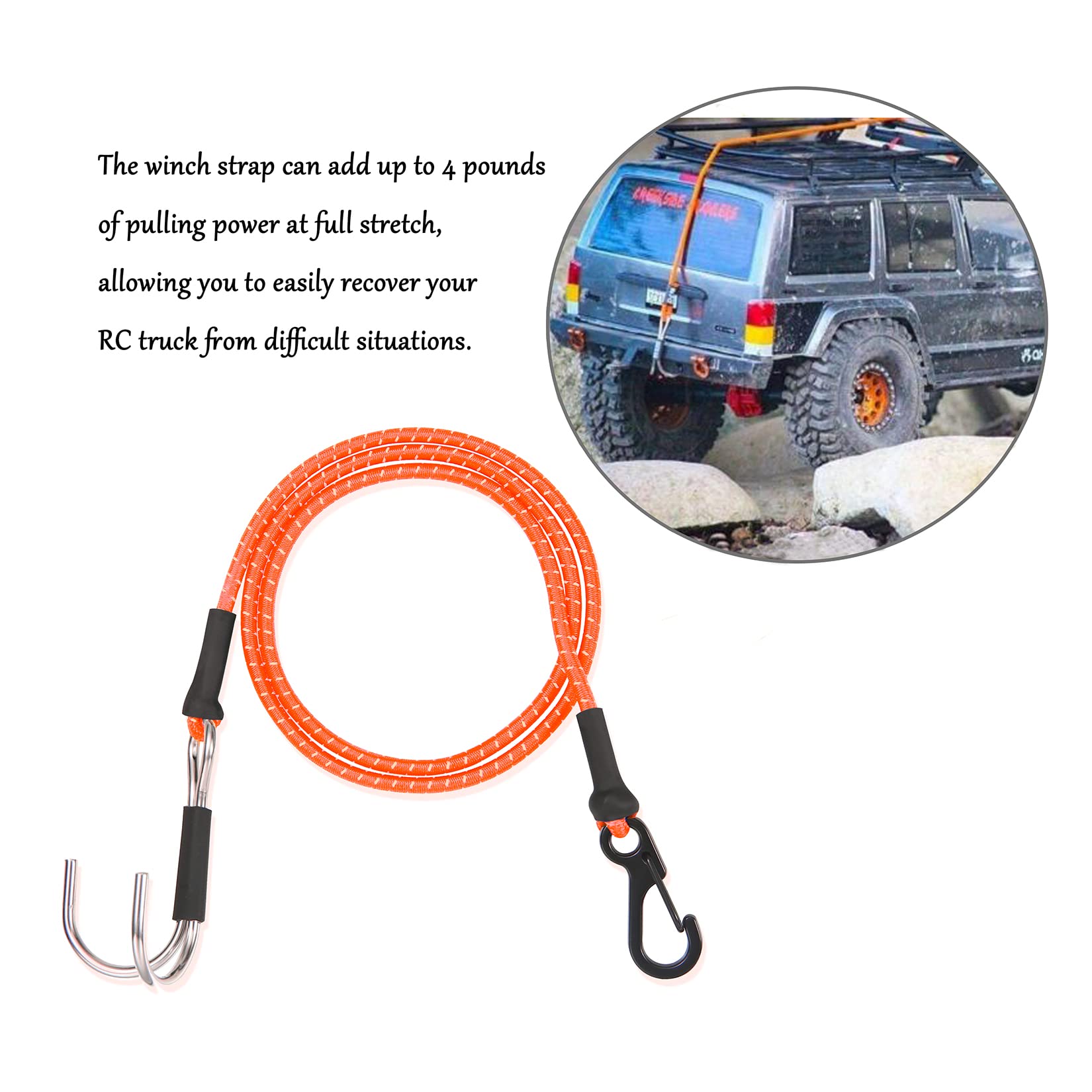 1/10 Kinetic Winch Strap Escap - Drone Rc Belt のレビューと価格