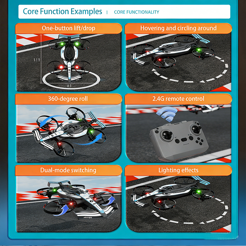 New 2.4G Remote Control Drone  - Rc Drone And Flying Car のレビューと価格