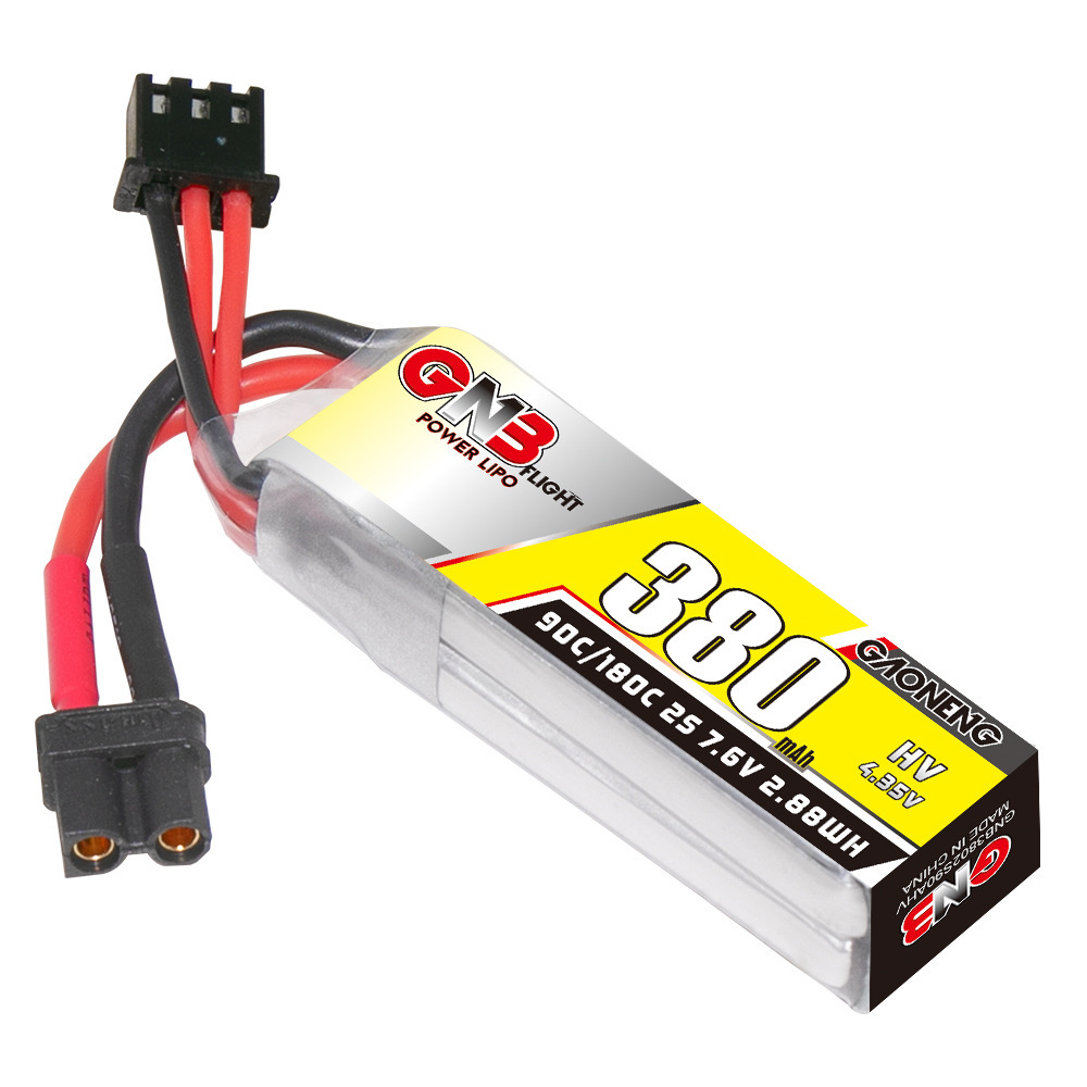 GNB 2S 7.6V 380mAh 90C/180C Li - Drone Lipo Battery のレビューと価格