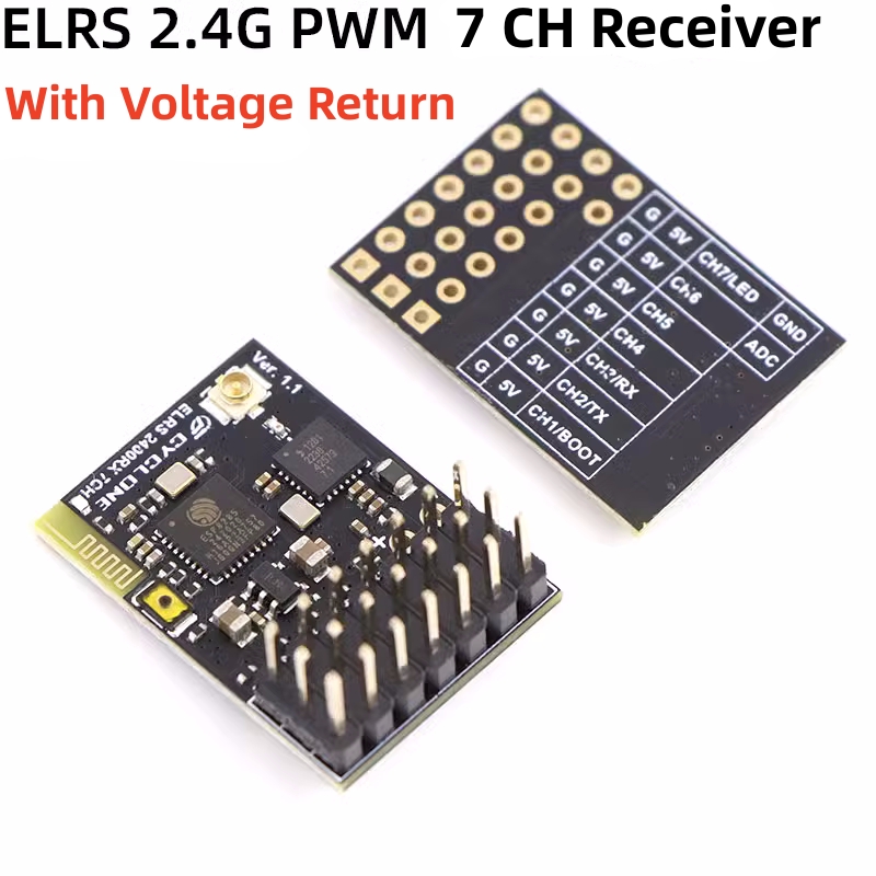 ELRS 2.4G PWM 7CH 6CH CRSF Rec - Fpv Antenna Receiver のレビューと価格