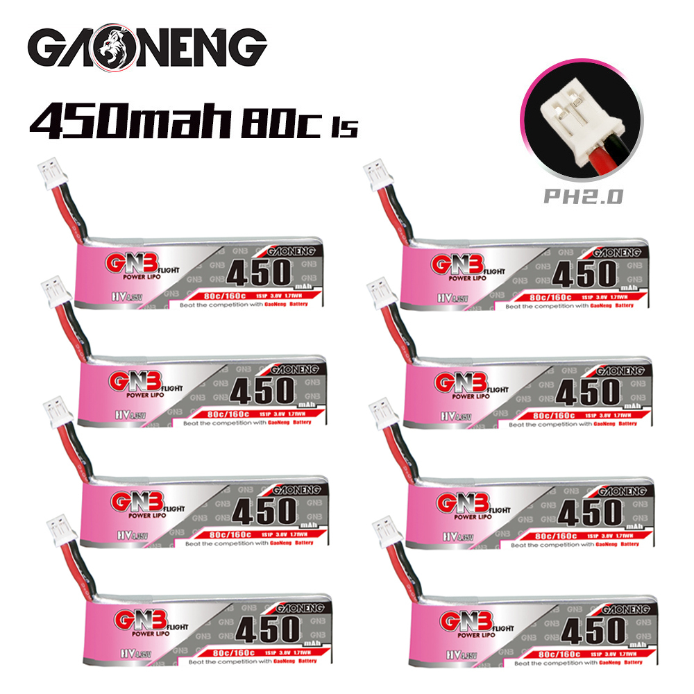 GNB HV 1S 3.8V 450mAh 80C/160C - Drone Lipo Battery のレビューと価格