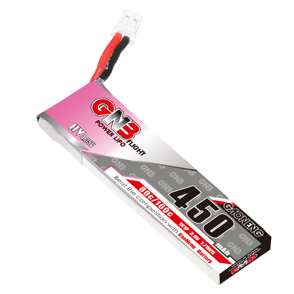 GNB HV 1S 3.8V 450mAh 80C/160C - Drone Lipo Battery のレビューと価格