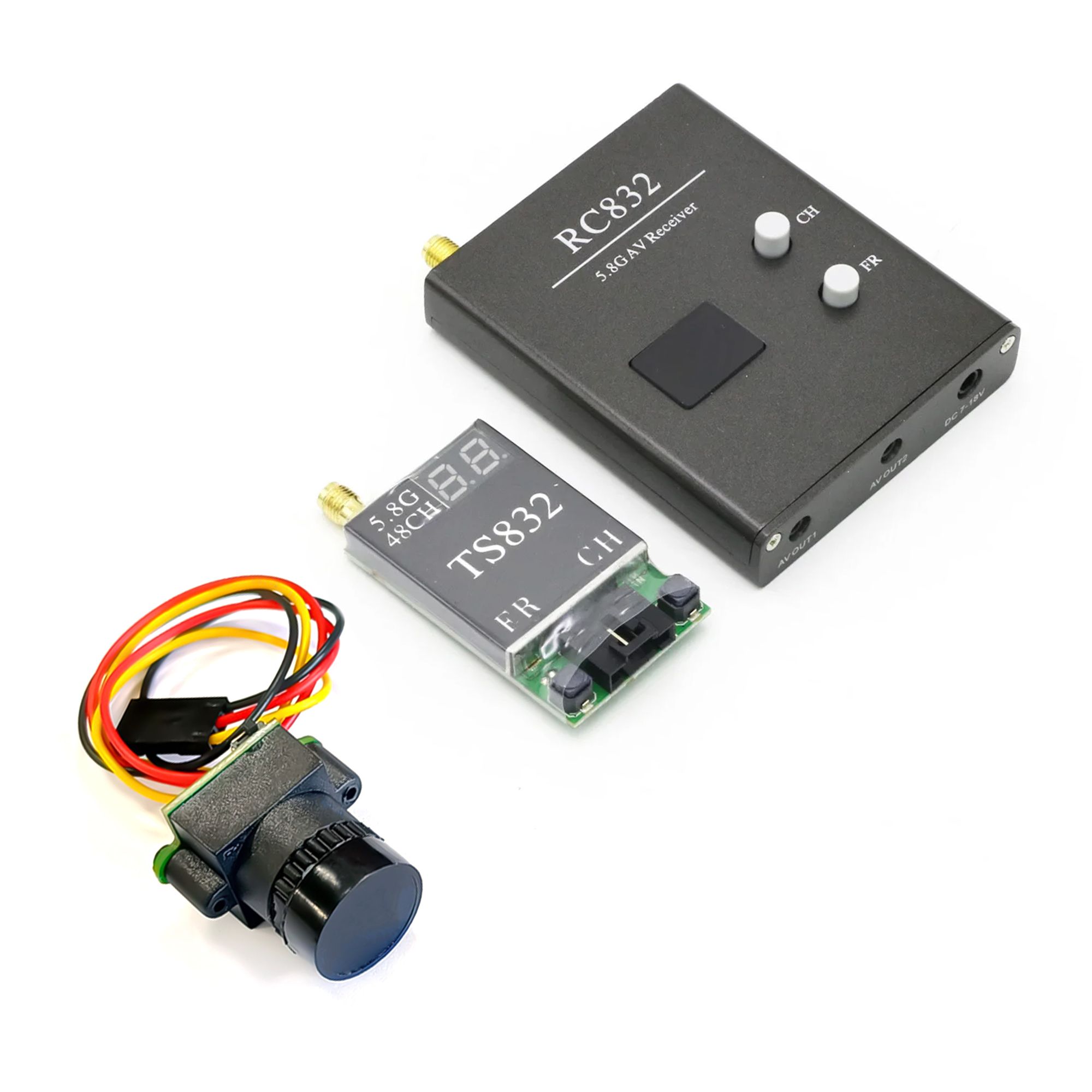 TS832 Receiver +RC832 +1000TVL - Fpv Antenna Receiver のレビューと価格