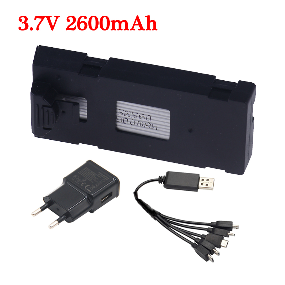 Upgrade Capacity 2600mAh 3.7V  - Drone Ls Rc のレビューと価格