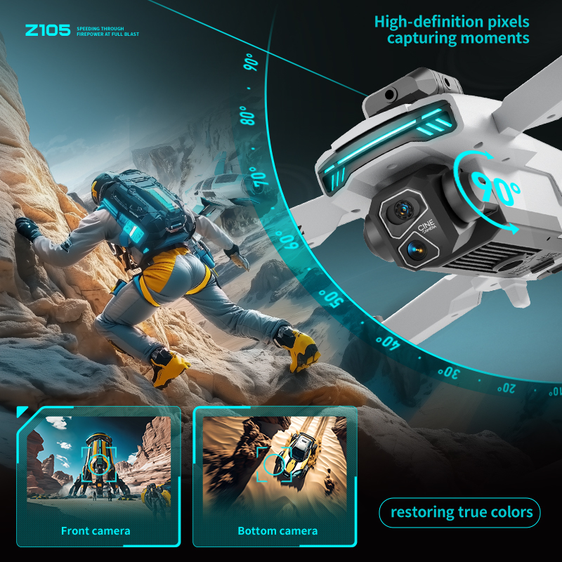 Z105 Mini Drone RC Quadcopter  - Drone Rc Action のレビューと価格
