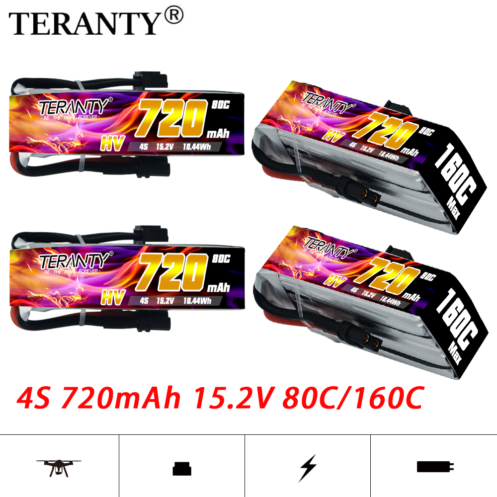 TERANTY 720mAh 4S 15.2V HV Lip - Drone Lipo Battery のレビューと価格
