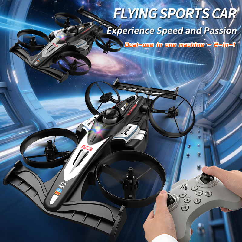 2 in 1 RC Drone Car Dual Mode  - Rc Drone And Flying Car のレビューと価格