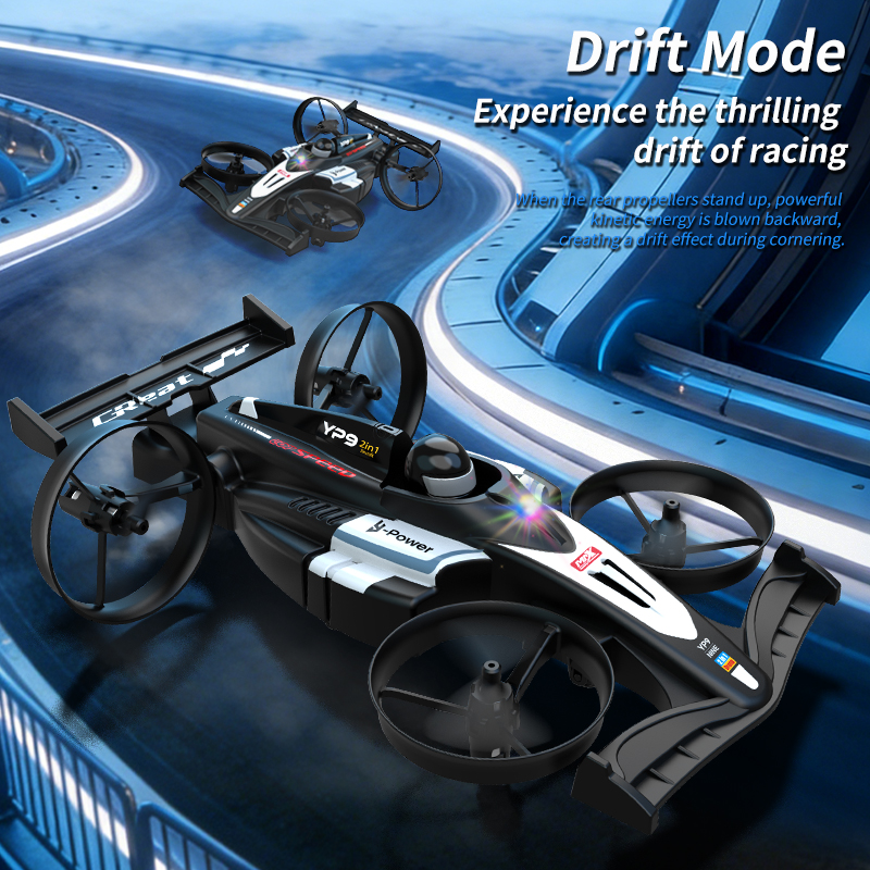 2 in 1 RC Drone Car Dual Mode  - Rc Drone And Flying Car のレビューと価格