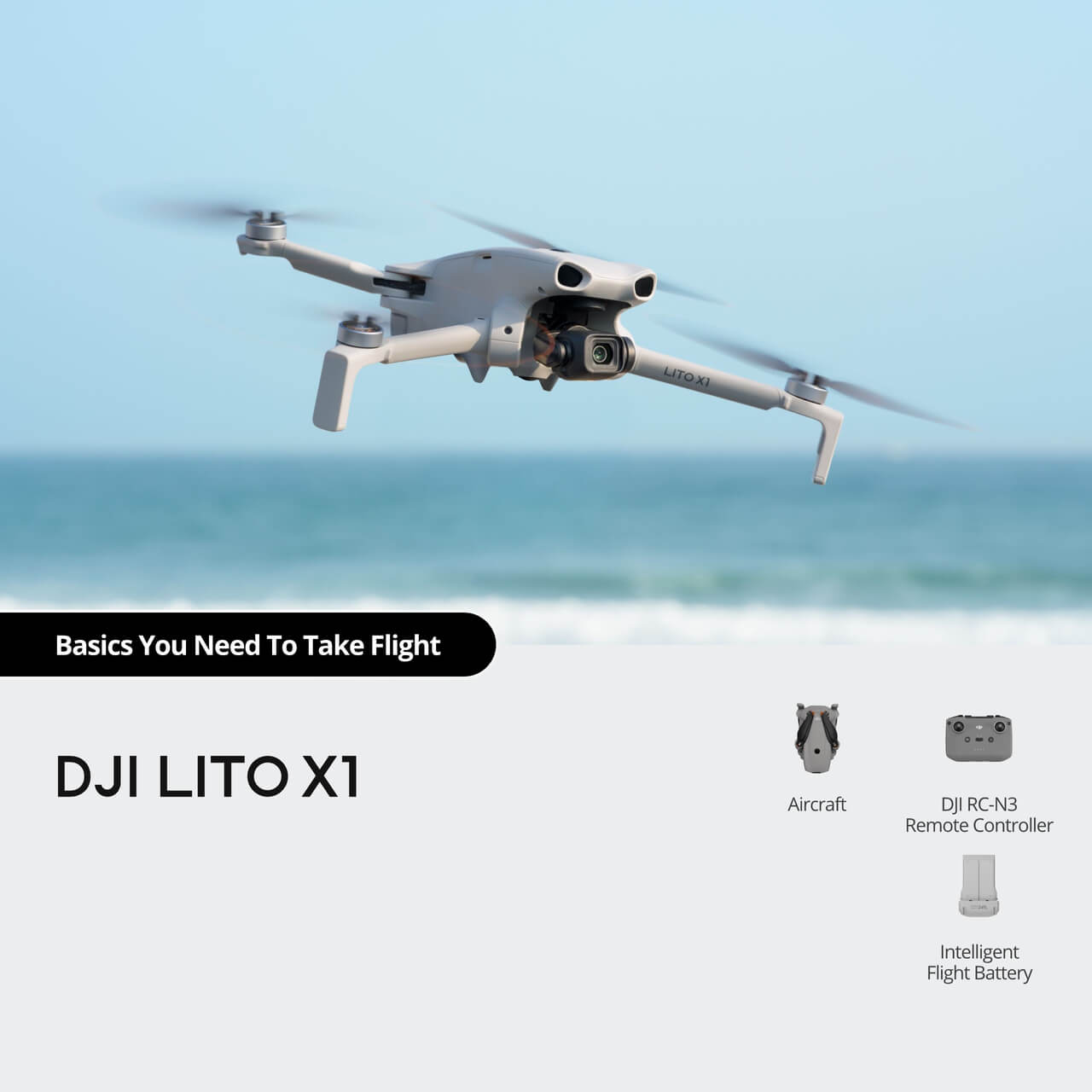 Lito X1 Smooth Flight Kit RC-N - Drone Dji Rc N1 のレビューと価格