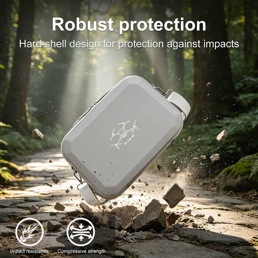 XFJI PU Leather Hard Shell Sho - Drone Dji Rc N1 のレビューと価格