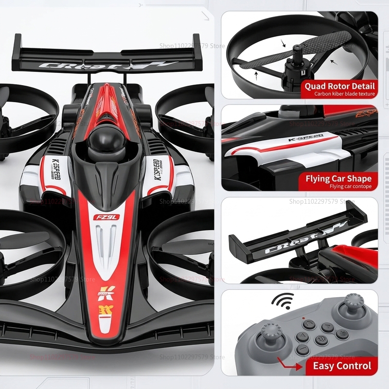Mini RC Flying Car Transformab - Rc Drone And Flying Car のレビューと価格