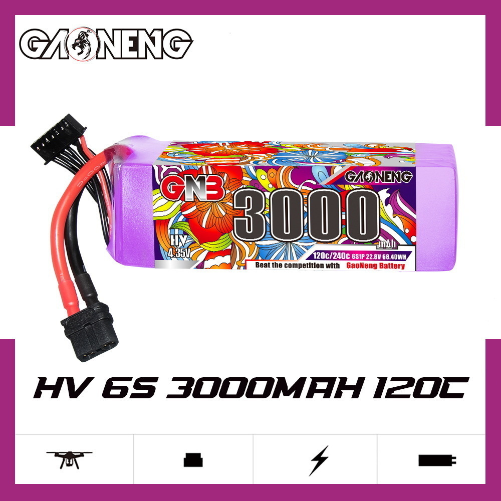 GNB Lipo Battery 6S 22.8V 3000 - Drone Lipo Battery のレビューと価格