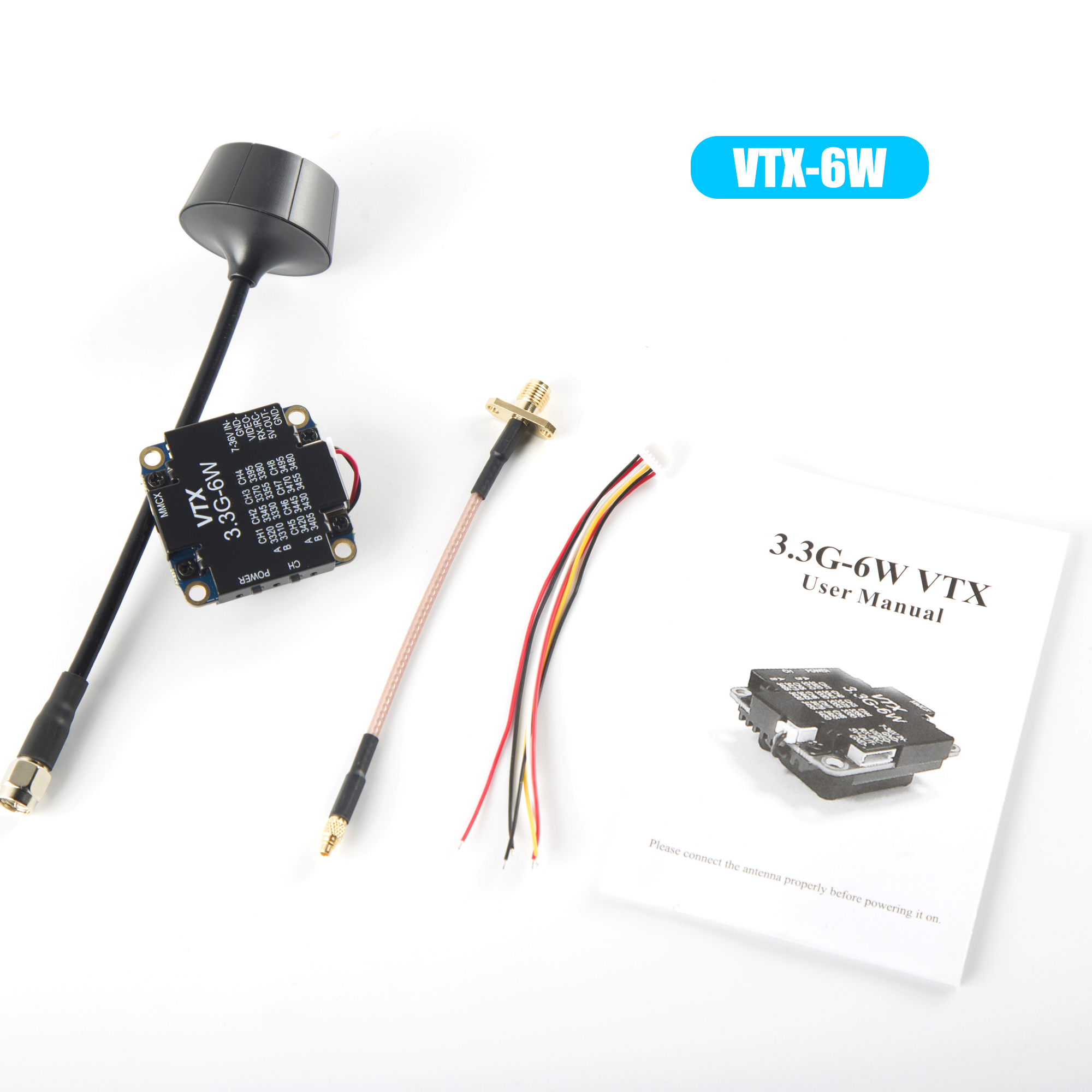 FPV Video Transmitter 3.3G 6W  - Drone Rc Diy のレビューと価格