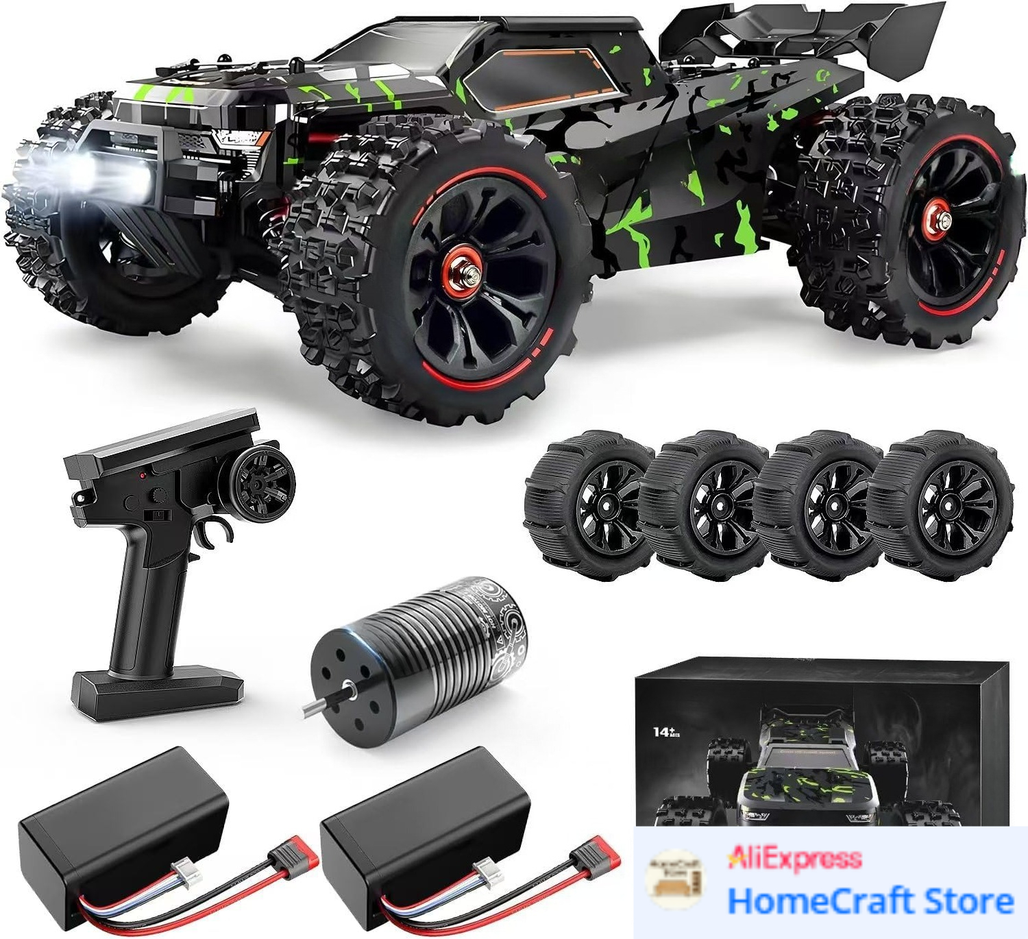 1/14 Brushless RC Cars for Adu - Drone Vera Rc のレビューと価格