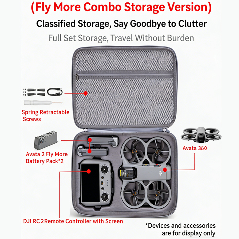 Storage Bag For DJI Avata 360  - Drone Rc Belt のレビューと価格