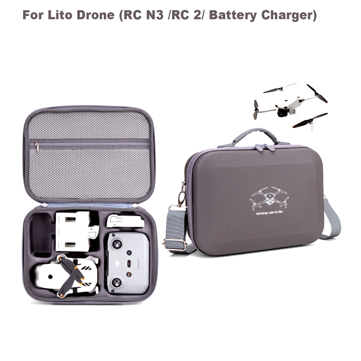 Large capacity case for DJI li - Drone Ls Rc のレビューと価格